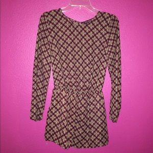 Burgundy Red Romper!